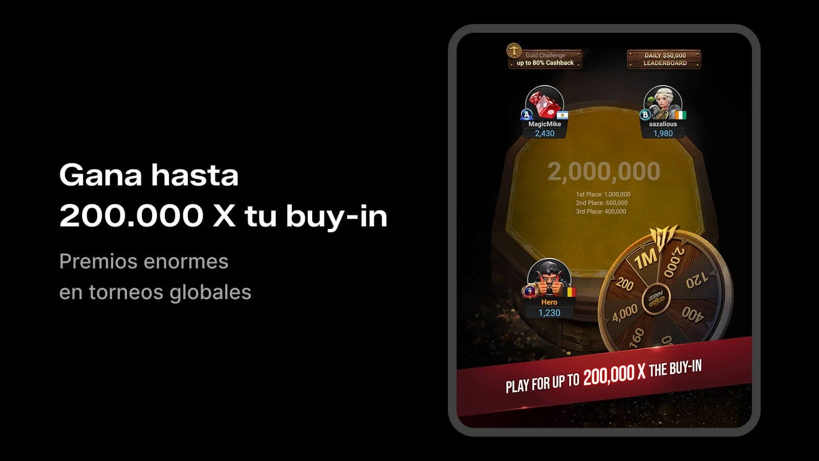 Spin & Gold de GGPoker con gran multiplicador