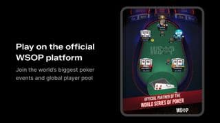 GGPoker WSOP poker table with real players