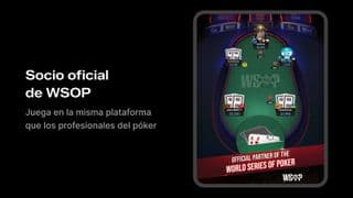 Mesa de póker PokerOK WSOP con jugadores reales